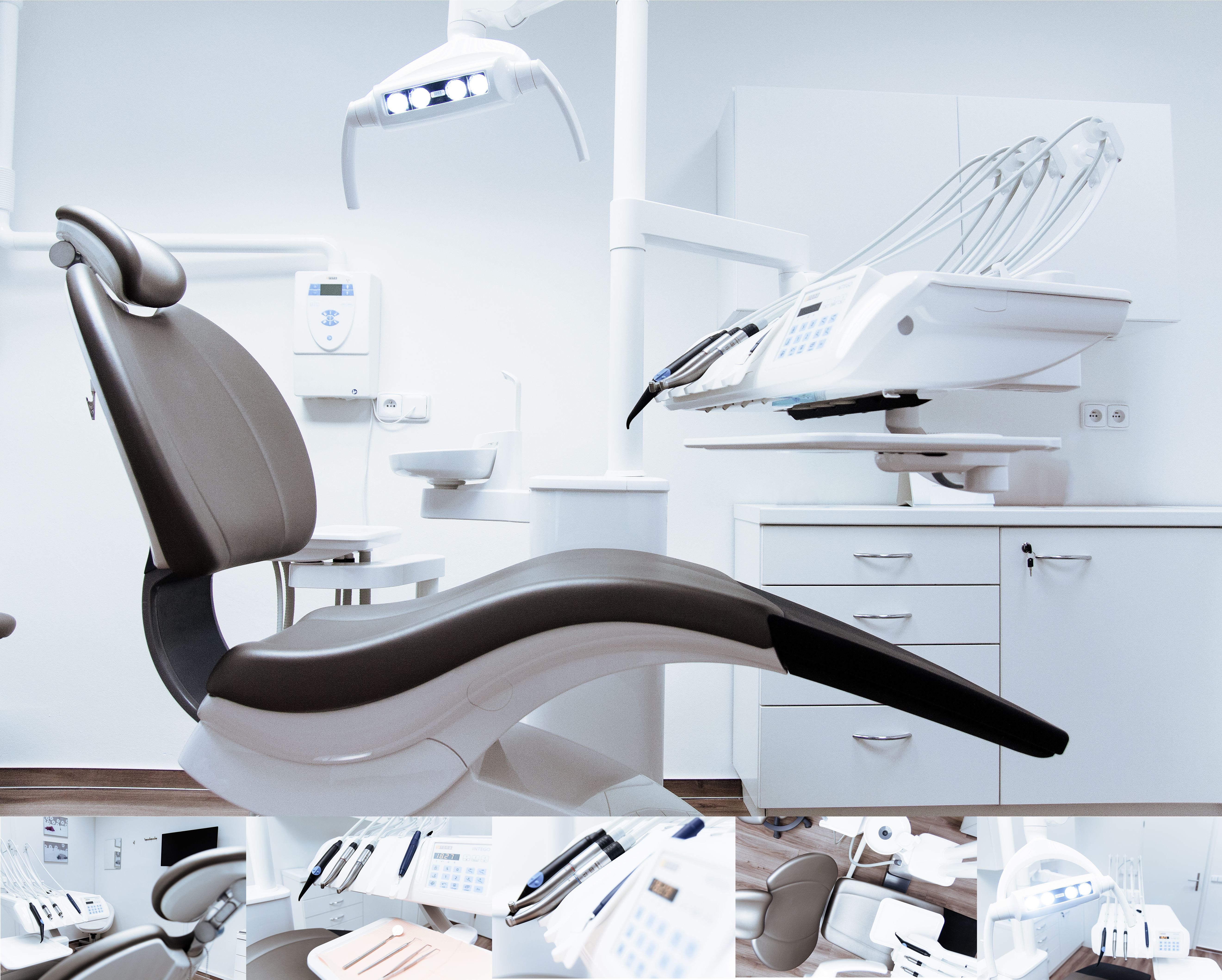 Odontóloga revisando la ficha de Google de su consultorio dental en Buenos Aires
